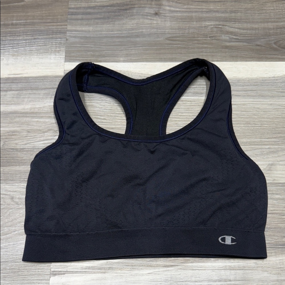 Champion Women's Black Racerback Sports Bra size medium